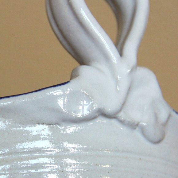 Vintage Signed Art Studio Pottery Batter Mixing Bowl Lead Free Dishwasher Safe - Picture 9 of 14